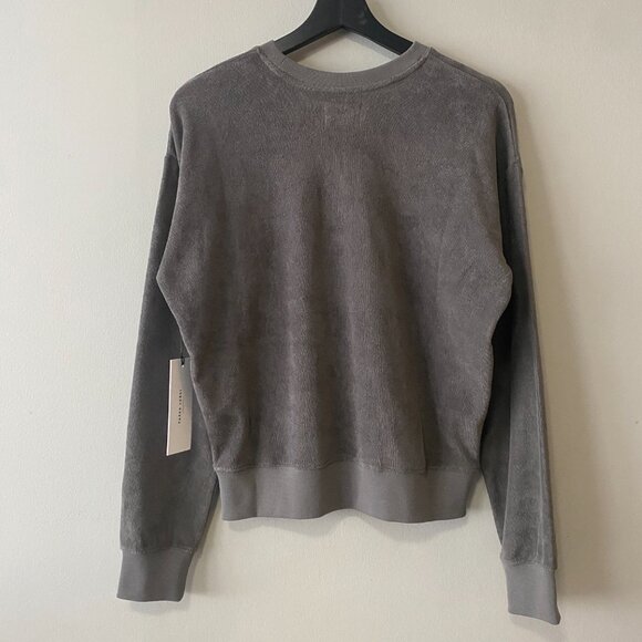NWT Paper Label 100% Cotton Sasha Sweatshirt Charcoal Grey - Picture 2 of 12